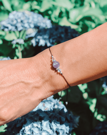 Pulsera Hilo Soul Stone Amatista - Atesorame