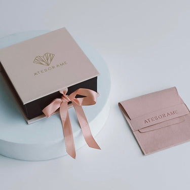 Argollas Flower Silver Cristal