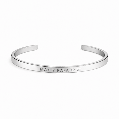 Esclava Personalizada 4mm Plata