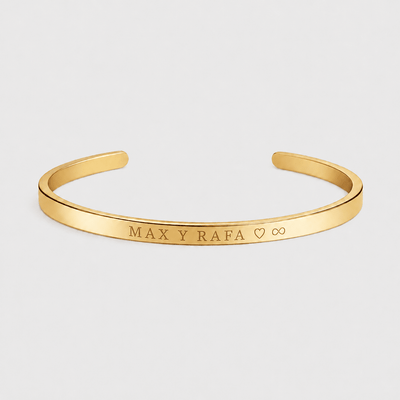 Esclava Personalizada 4mm Gold