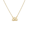 Collar Flor De Loto Gold - Atesorame