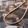 Collar Ball 5mm oro 14k - Atesorame