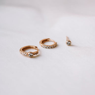 Set Aros Mia Gold - Atesorame