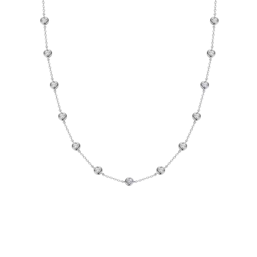 Collar Moissanita Elena Silver 20