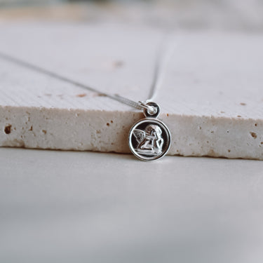 Collar Ángel de la Guarda Plata Petite