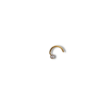 Piercing Nariz Titanio Shine Gold