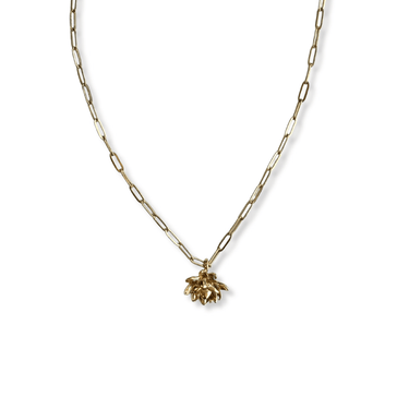 Collar Flor de Loto tridimensional Gold - Atesorame