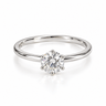 Anillo Moissanita Solitario 0,5 Quilate - Atesorame