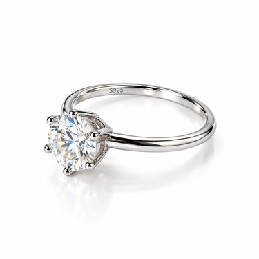 Anillo Moissanita Solitario 1,0 Quilate - Atesorame