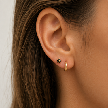Piercing Mona Black Gold - Atesorame