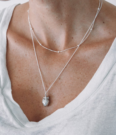 Collar corazón tridimensional - Atesorame