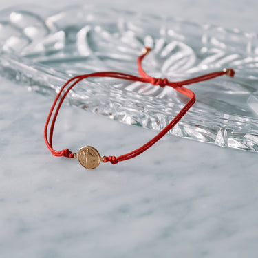 Pulsera San Benito Gold Roja