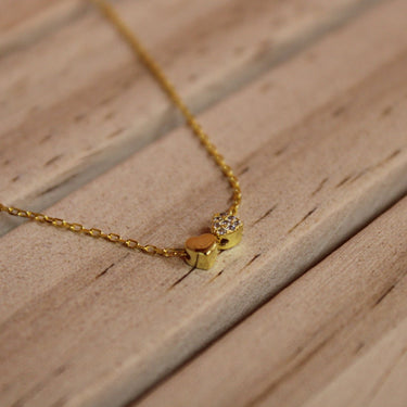 Collar Heart Love Gold - Atesorame