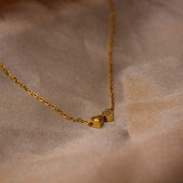 Collar Heart Love Gold - Atesorame