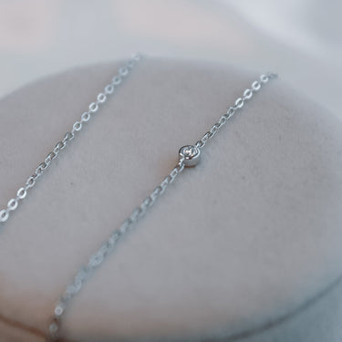 Collar Moissanita Elena Silver