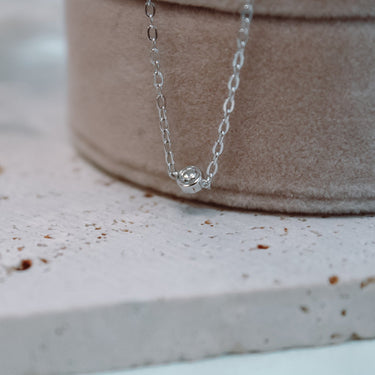 Collar Moissanita Elena Silver