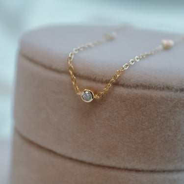 Collar Moissanita Elena Gold
