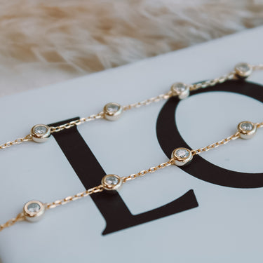 Collar Moissanita Elena Gold 20