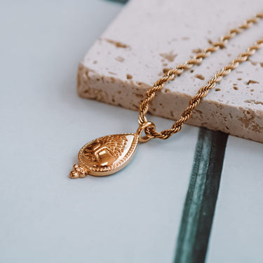 Collar Medalla Árbol de la Vida Gold