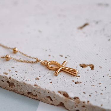Collar Cruz Egipcia Gold