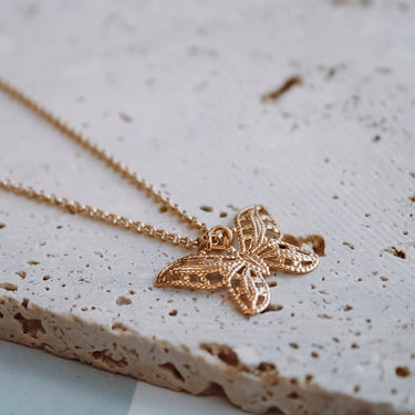 Collar Mariposa Gold - Atesorame