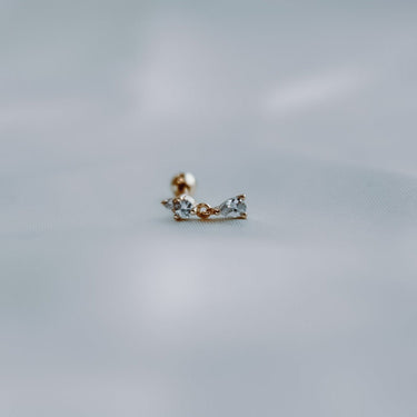 Piercing Lariat Gold - Atesorame