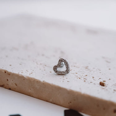 Piercing Heart Shine Silver - Atesorame