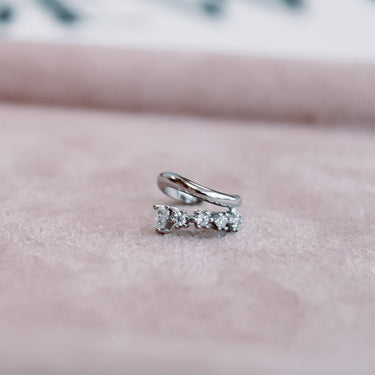 Earcuff Doble Sofía Silver - Atesorame