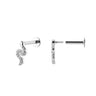 Piercing Snake Silver Tope Plano - Atesorame