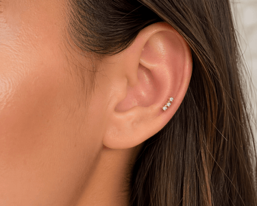 Piercing Tres Maria Shine Gold unidad - Atesorame