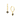 Argollas Flower Gold Black