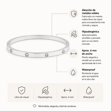 Esclava Cartier Silver - Atesorame