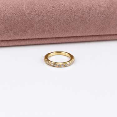 Argolla 10 mm oro 14K Unidad - Atesorame