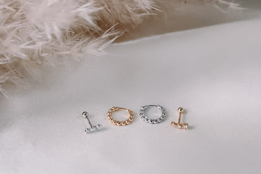 Piercing Tres Maria Shine Gold unidad - Atesorame