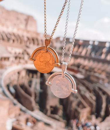 Collar French Coin Plata - Atesorame