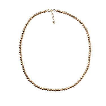 Collar Ball 4mm oro 14k - Atesorame