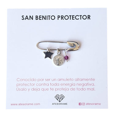 Ganchito Protector San Benito Star Rubí