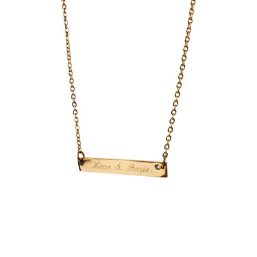 Personalized London Gold Necklace