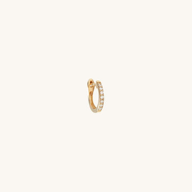 14K gold mini diamond ring