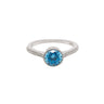 Anillo Aguamarina Plata - Atesorame