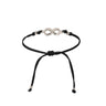 Pulsera Hilo Seda Infinite Negra - Atesorame