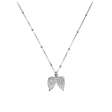 Angel twins necklace