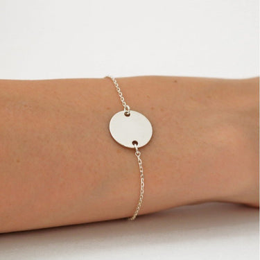 Pulsera Grabada Medalla 18mm - Atesorame